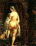 Jacob Jordaens kung kandaules av lydien visar sin gemal for gyges Spain oil painting artist